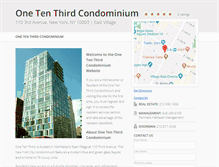 Tablet Screenshot of one-ten-third.com